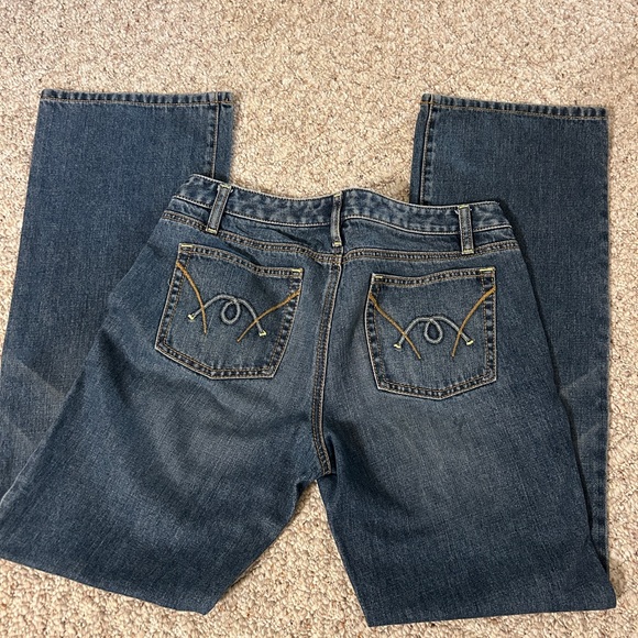 Ann Taylor Loft Premium Slim Boot Jeans Size 8 EUC - Picture 9 of 13